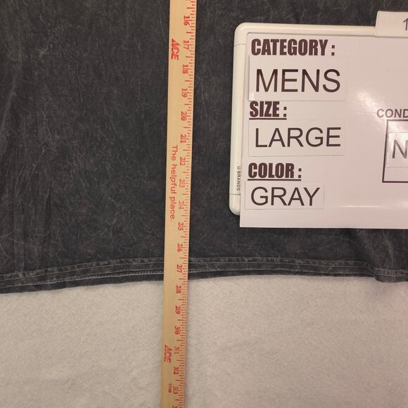 Nirvana Band Casual Crew Neck Graphic Shirt Adult Mens Size Large L Gray - Picture 6 of 9